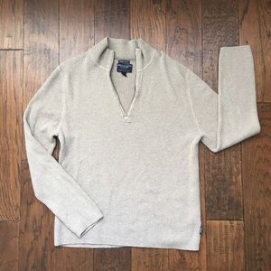 AEO Men’s 1/4 Zip Knit Sweater - XL